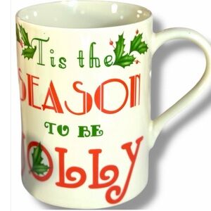 Lenox Holiday “’Tis the Season to Be Jolly” Christmas Mug | American by Design